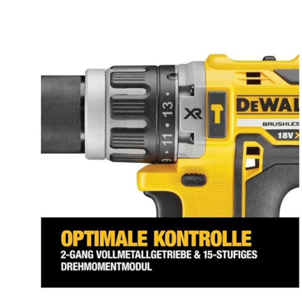 DCD796P2 - 18V 5,0AH KÖMÜRSÜZ LI-ON ŞARŞLI DARBELİ MATKAP DEWALT