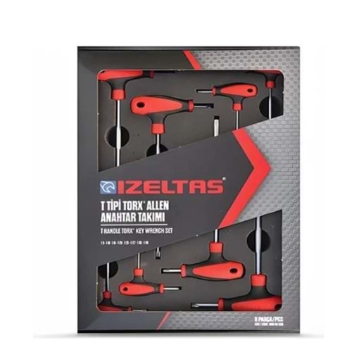 8 Lİ T TİPİ TORX ALLEN TAKIMI - İZELTAŞ
