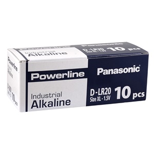 Panasonic - Powerline-LR20AD/10BB - D Size - Alkaline Pil - 10lu Kutu
