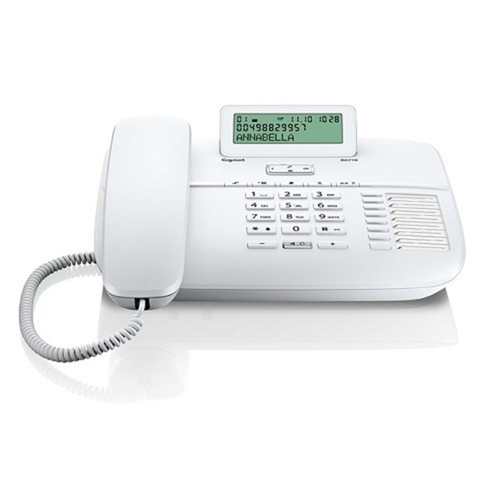 GIGASET DA710 Masaüstü LCD Ekranlı Telefon Beyaz