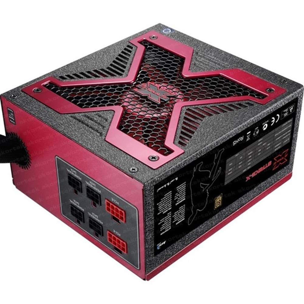 AEROCOOL 1100W 80+ STRIKE-X 14cm Fanlı Aktif PFC Power Supply