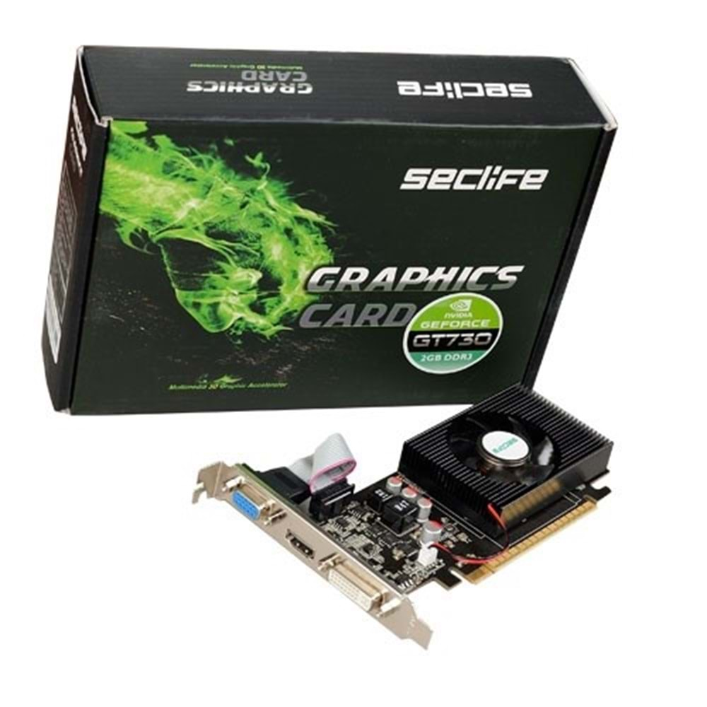 SecLife GT730 2GB DDR3 128bit HDMI DVI PCIe 16X v2.0