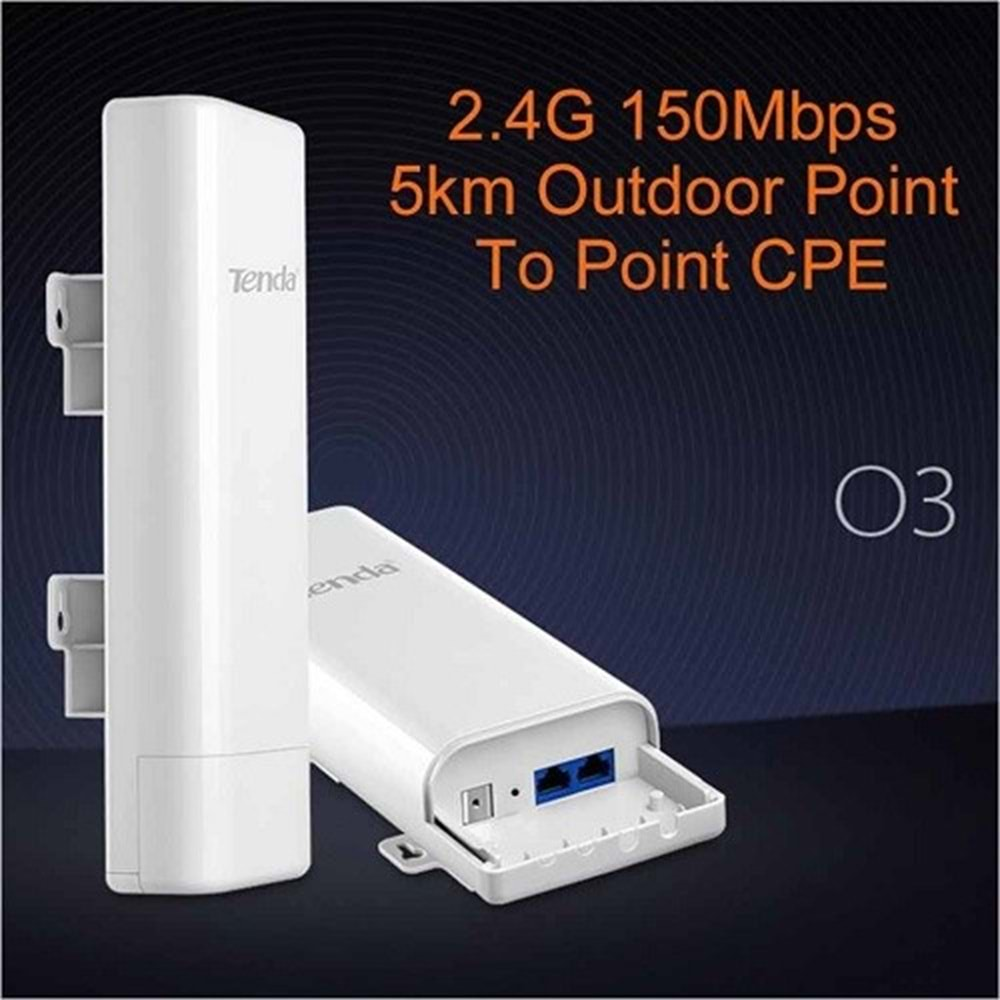 TENDA O3 12dbi 150mbps 2.4ghz 5+km Harici Access Point