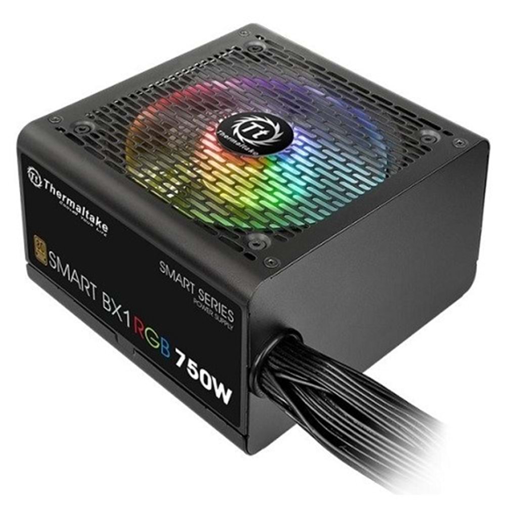 THERMALTAKE 750W 80 BRONZE SMART BX1 RGB PS-SPR-0750NHSABE-1 14cm Fanlı Power Supply
