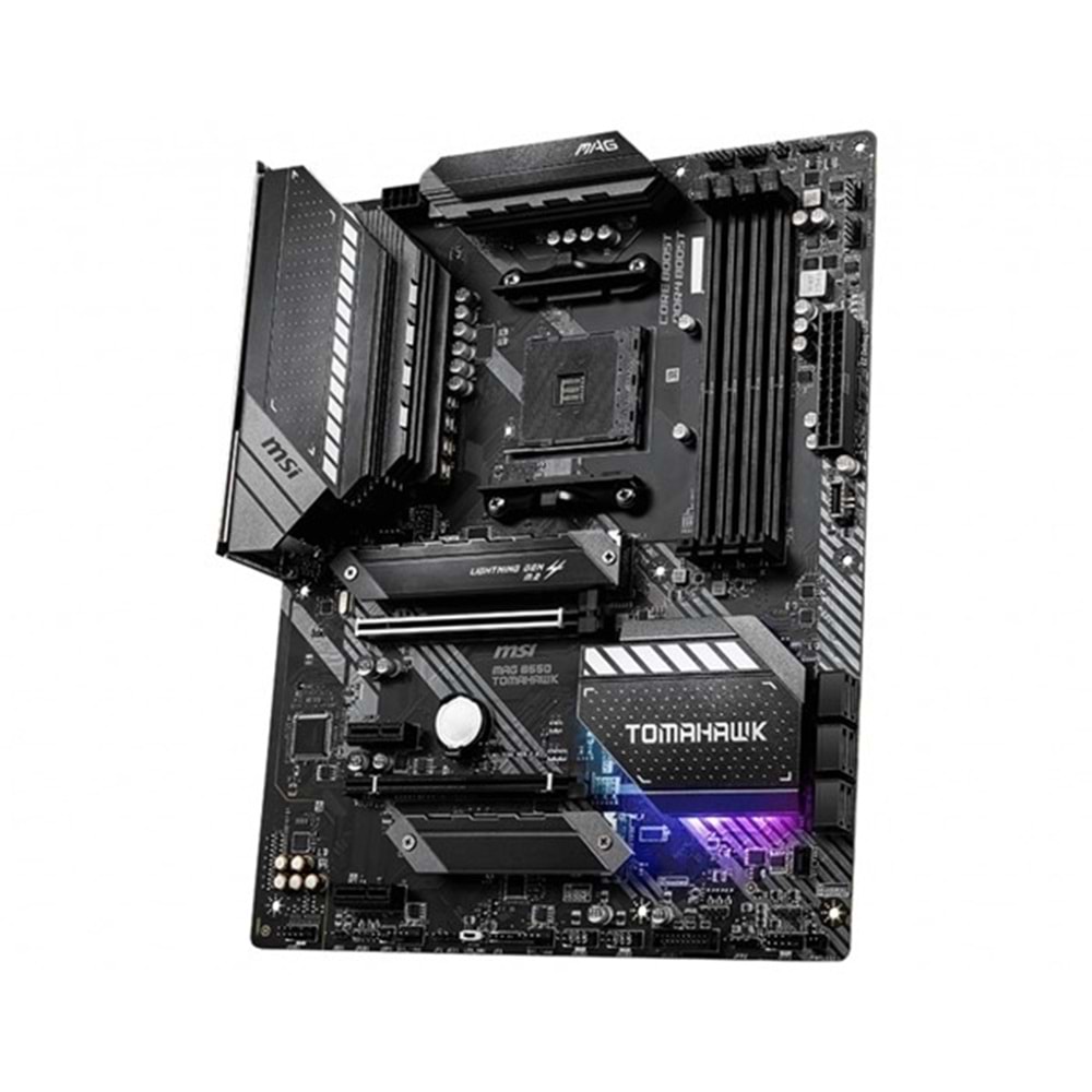 MSI MAG B550 TOMAHAWK DDR4 M2 PCIe NVME HDMI DP PCIe 16X v4.0 AM4 ATX