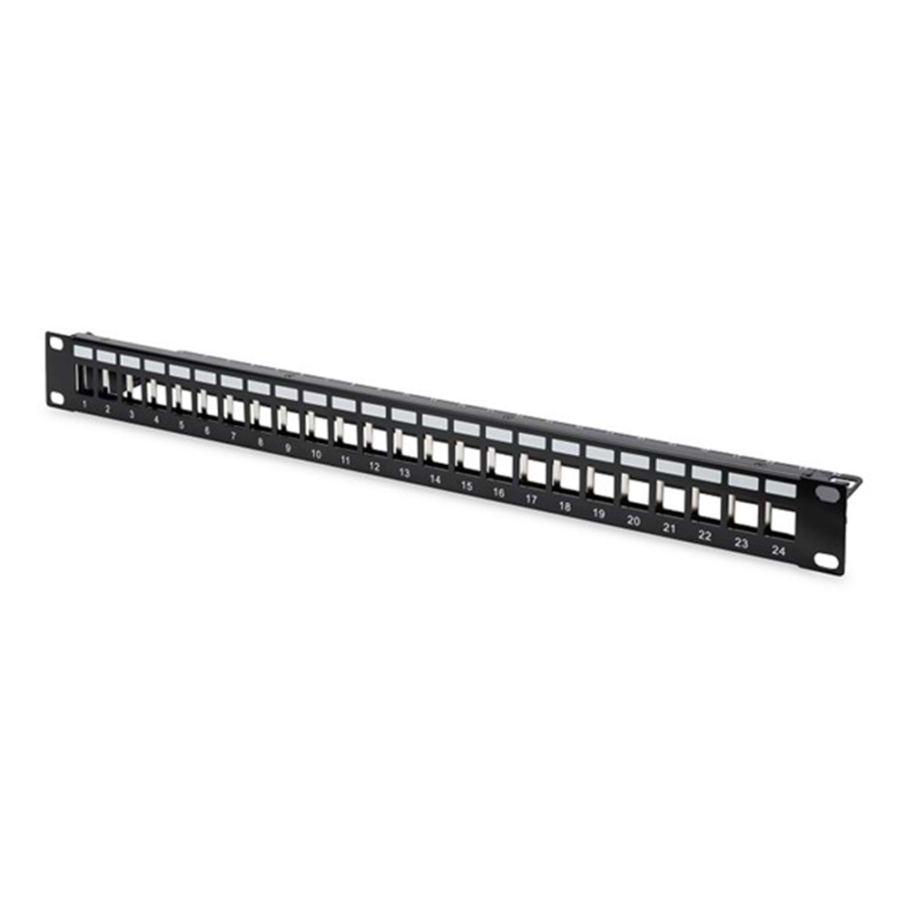 DIGITUS 1U 24port Cat6 Utp Boş Patch Panel DN-91411