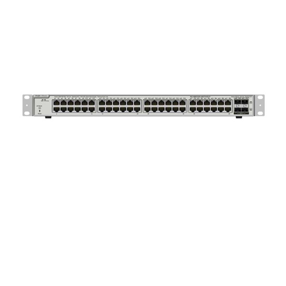 RUIJIE 48port 370w FULL PoE RG-NBS3200-48GT4XS-P GIGABIT 4X-10GbE SFP+ Yönetilebilir Switch