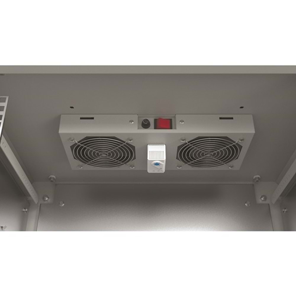 AGER 9U 600x450mm IP66 Dış Ortam Duvar Tipi Kabinet AG-OT09U6045B2-D-A-M1