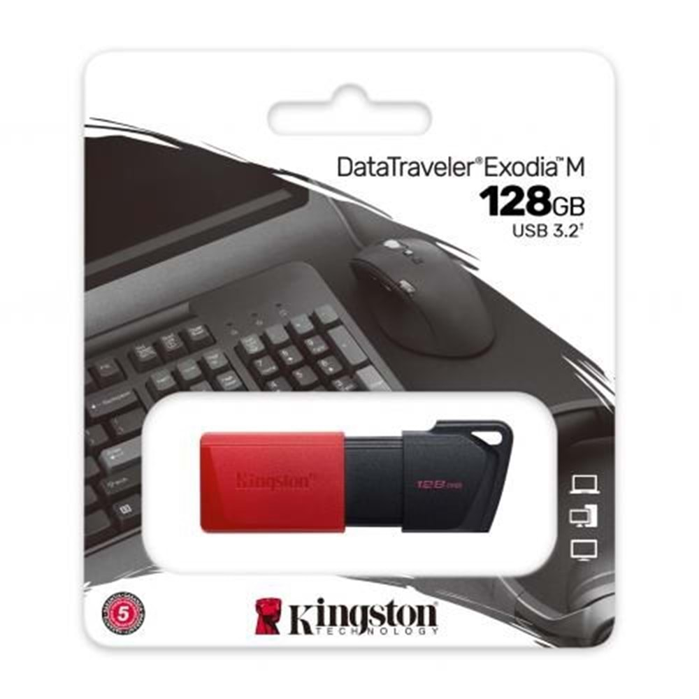 KINGSTON 128GB USB 3.2 Exodia DTXM/128GB Taşınabilir Bellek