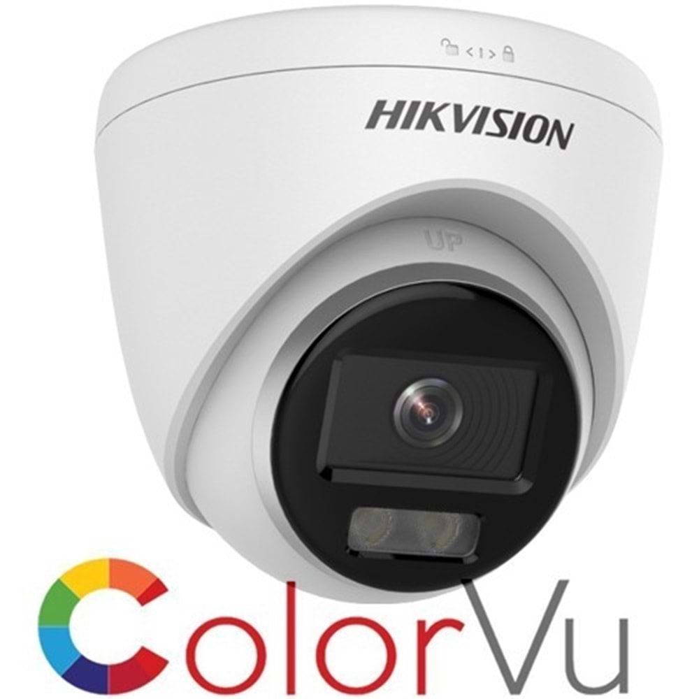 HIKVISION 2MP DOME 2.8MM DS-2CD1327G0-LUF IP Güvenlik Kamerası COLORVU