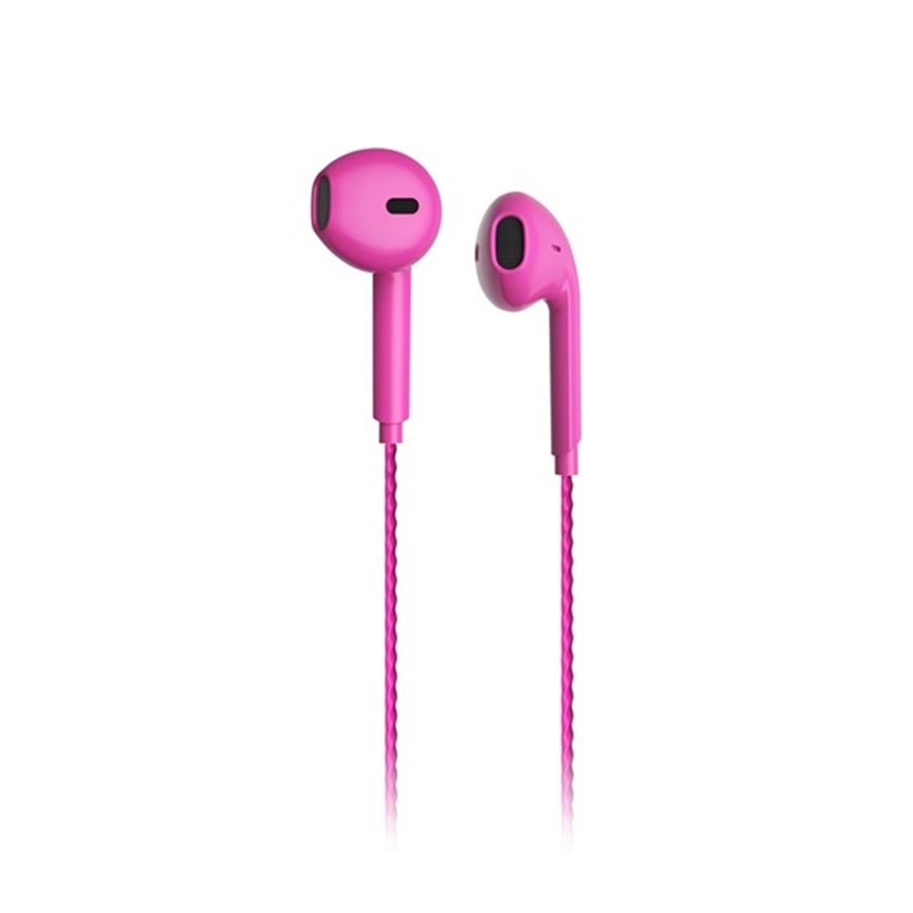 LENOVO LECOO EH104PR Stereo 3.5mm Jack PEMBE Kulak İçi Mikrofonlu Kulaklık