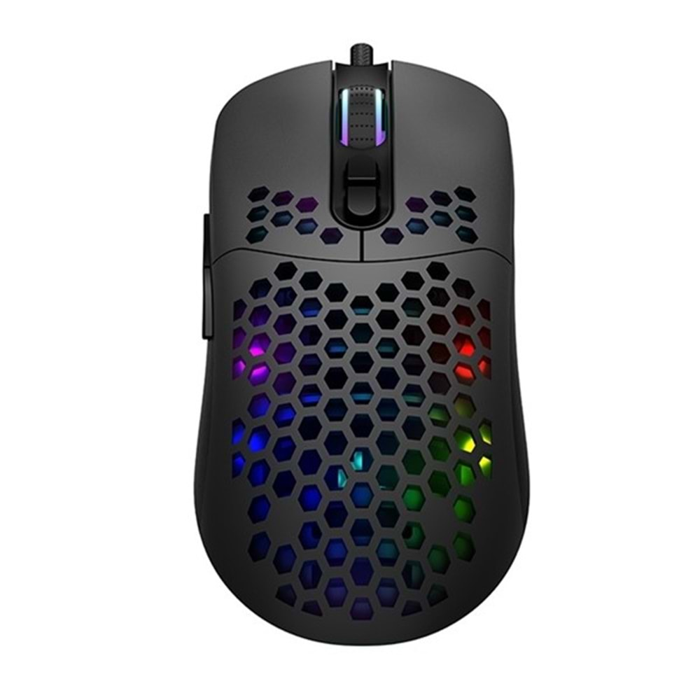 deepCOOL USB 12800dpi Gaming Optic Siyah Mouse MC310