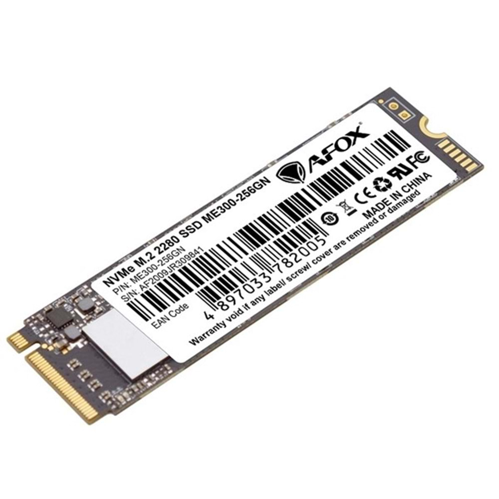 AFOX 256GB ME300-256GN 2000- 1200MB/s M2 PCIe NVMe Gen3 Disk