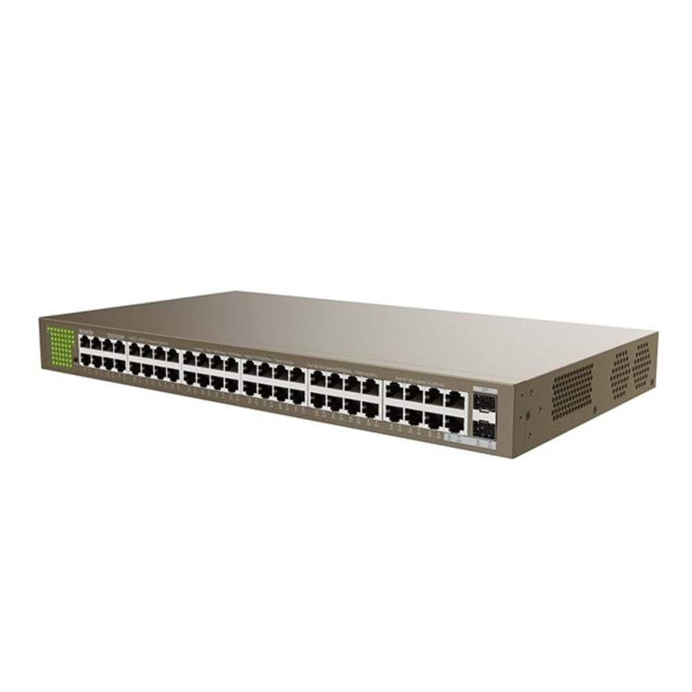 TENDA 48port TEG1050F GIGABIT 2X SFP Yönetilemez Switch