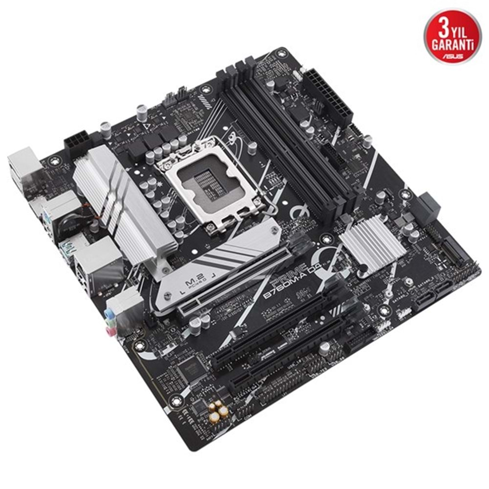 ASUS PRIME B760M-A DDR4 HDMI DP PCIe 16X v4.0 1700p mATX