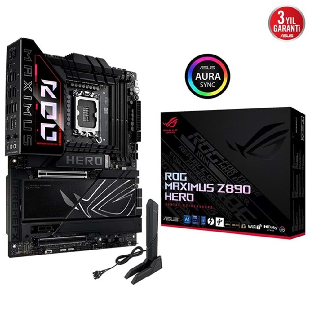 ASUS ROG MAXIMUS Z890 HERO DDR5 THUNDERBOLT-HDMI DP PCIE 5.0 1851p ATX