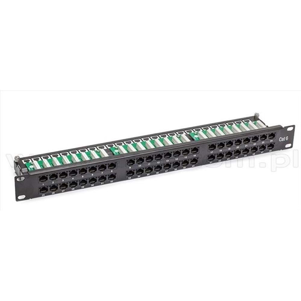 ODS 50port Telefon Patch Panel 10C-SB1U50PCAT3-RL1A