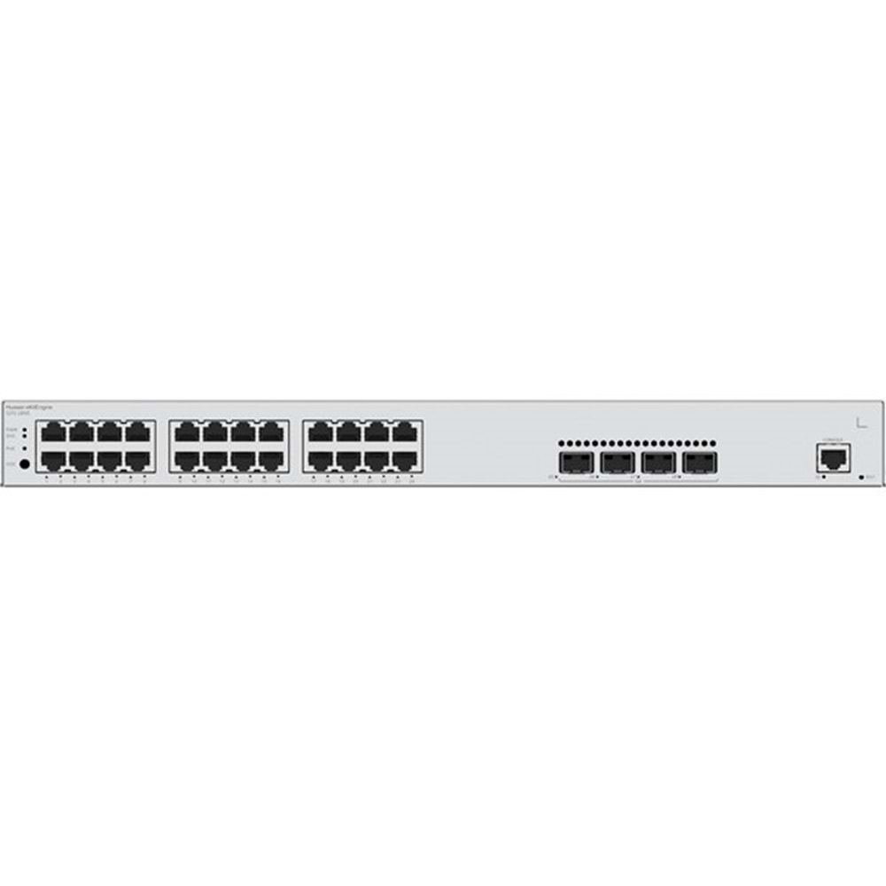 HUAWEI 24port 400W FULL PoE eKIT S310-24P4S GIGABIT 4xGE SFP Yönetilebilir Switch RackMount