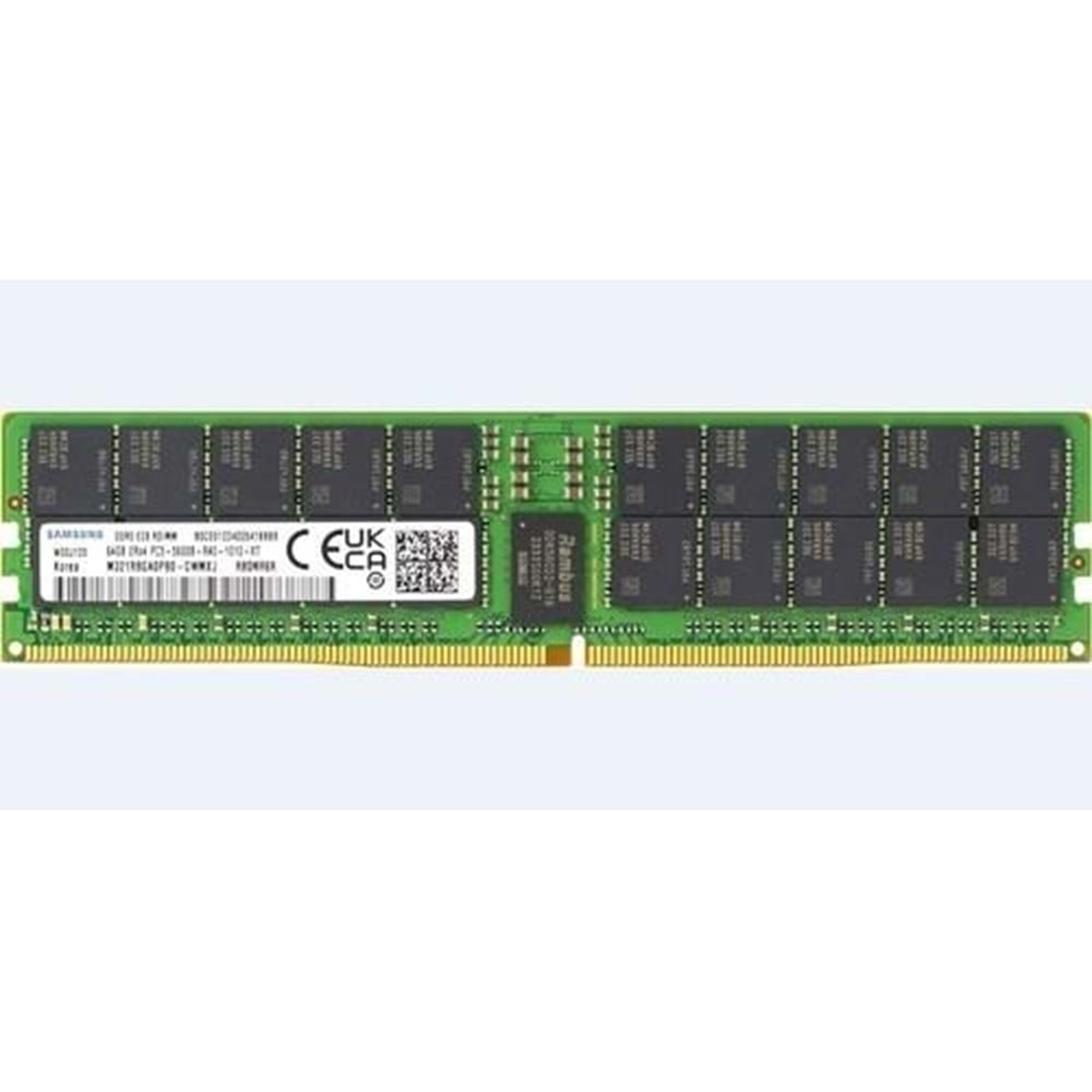SAMSUNG DDR5 ECC RDIMM 64GB 5600MHz M321R8GA0PB0-CWM 2Rx4 Sunucu Ram