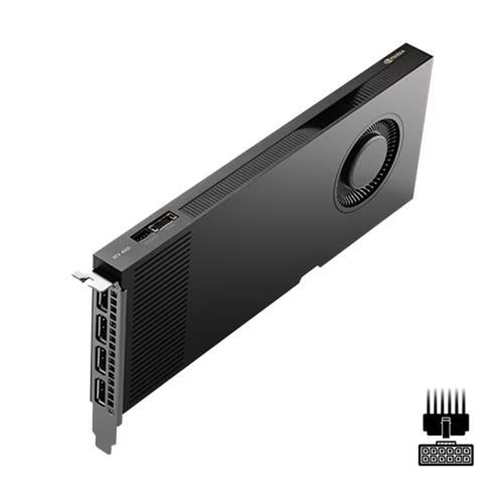 DELL RTX A4000 16GB CN-0HGP0F-FCSNV GDDR6 256bit 4X DP PCIe 16X v4.0 DELL RTX A4000 16GB CN-0HGP0F-FCSNV GDDR6 256bit 4X DP PCIe 16X v4.0