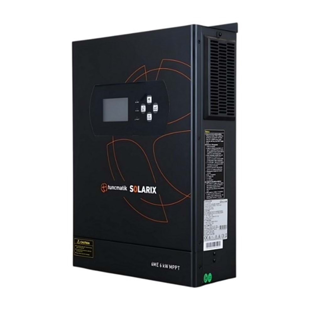TUNÇMATİK 6kW SOLARIX TSK16103 48V 100A Akıllı OFF-GRID İnvertör TUNÇMATİK 6kW SOLARIX TSK16103 48V 100A Akıllı OFF-GRID İnvertör