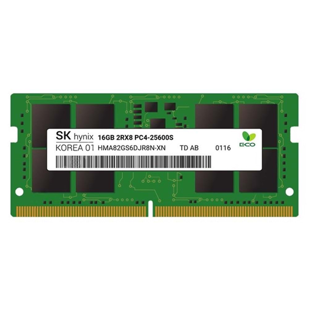 HyNIX 16GB DDR4 3200MHZ ECC NOTEBOOK RAM VALUE HMA82GS7DJR8N-XN HyNIX 16GB DDR4 3200MHZ ECC NOTEBOOK RAM VALUE HMA82GS7DJR8N-XN