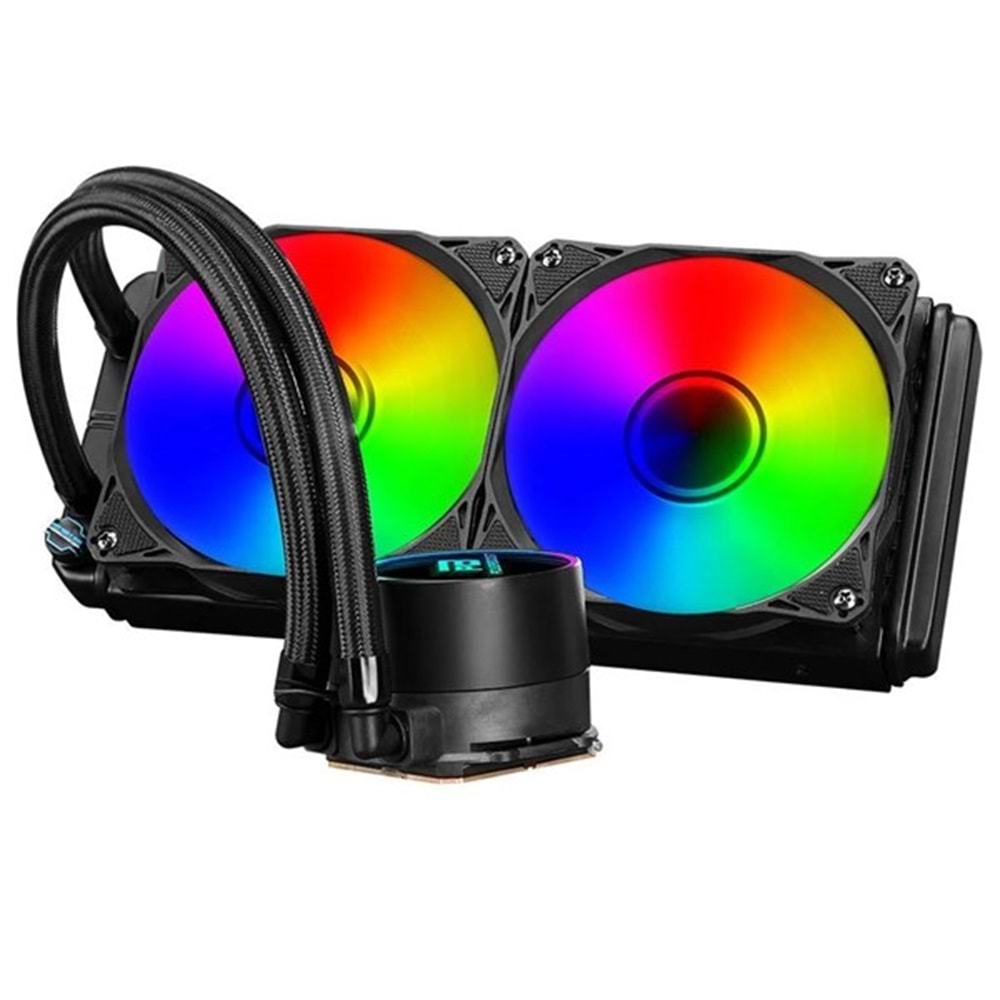 POWERBOOST 240mm DEEP PB-LCS-PI240 ARGB Sıvı Soğutmalı AM5-1851p İşlemci Fanı POWERBOOST 240mm DEEP PB-LCS-PI240 ARGB Sıvı Soğutmalı AM5-1851p İşlemci Fanı