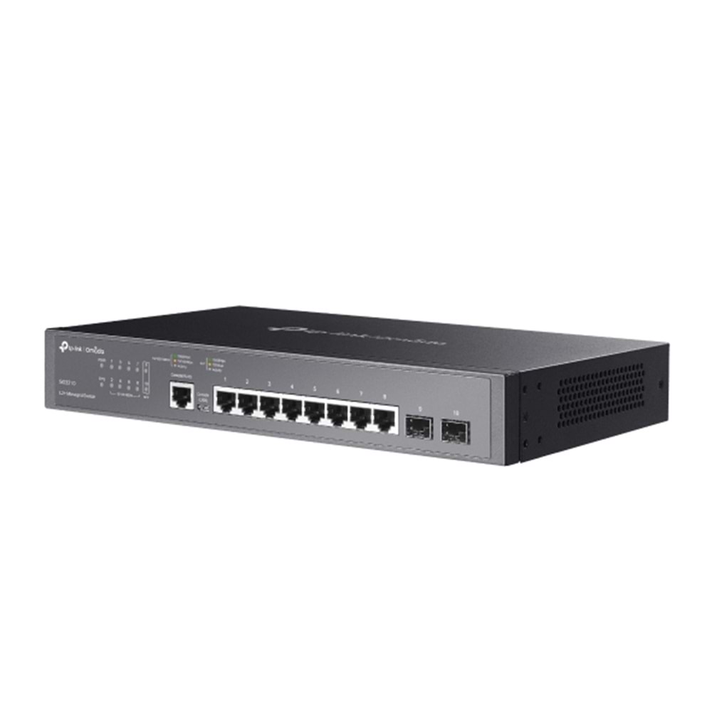 TP-LINK 8port 2-SFP Gigabit Yönetilebilir Switch Masaüstü TL-SG3210