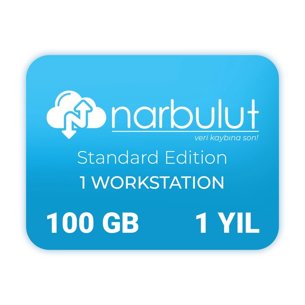 NARBULUT Backup Now Standart Edition 100GB Lisans 1yıl 5kullanıcı basic support is included. 