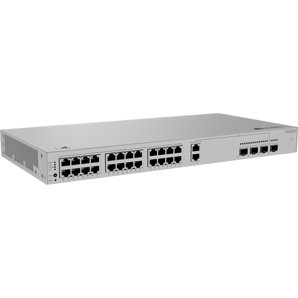 HUAWEI 24port PoE 400w 2-SFP 2.5GE/2-SFP 10GE Gigabit Yönetilebilir Switch eKIT S220S-26PN4JX