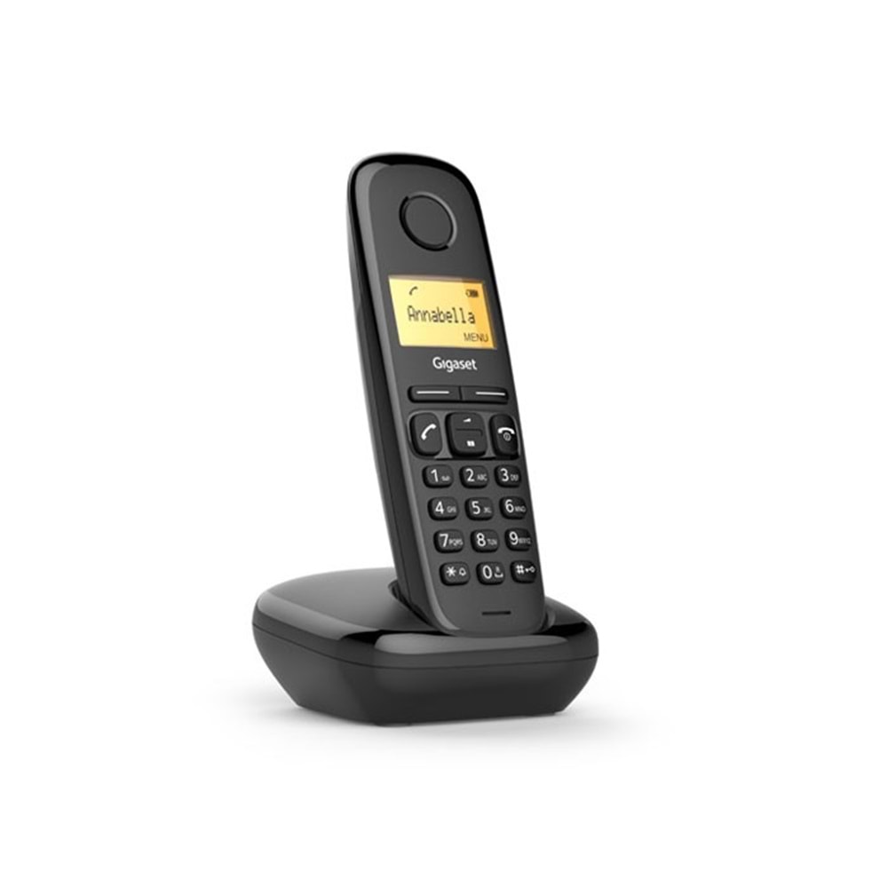 GIGASET A170 Kablosuz LCD Ekranlı Telefon Siyah 
