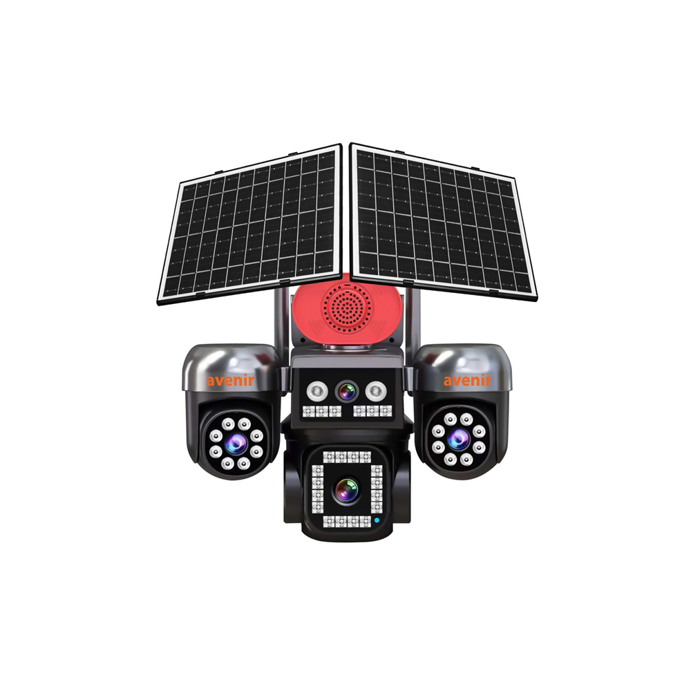 AVENIR 12MP PT Speed Dome AV-S446 4-kameralı 4G Solar Kamera