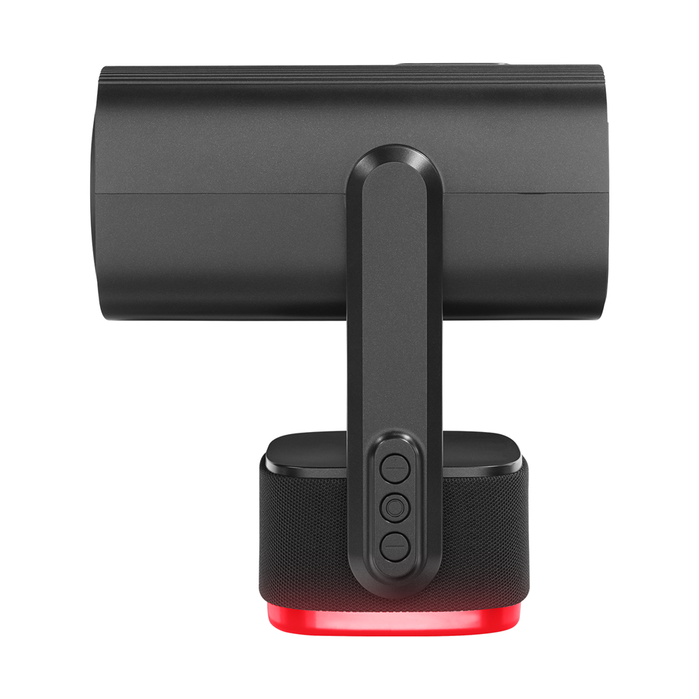 Everest PJ08 Siyah 5200mAh Otomatik Odaklama 720P HD 4K Destekli 5200 Lümen Android 11 Ekran Yansıtmalı Rainbow HD Pro