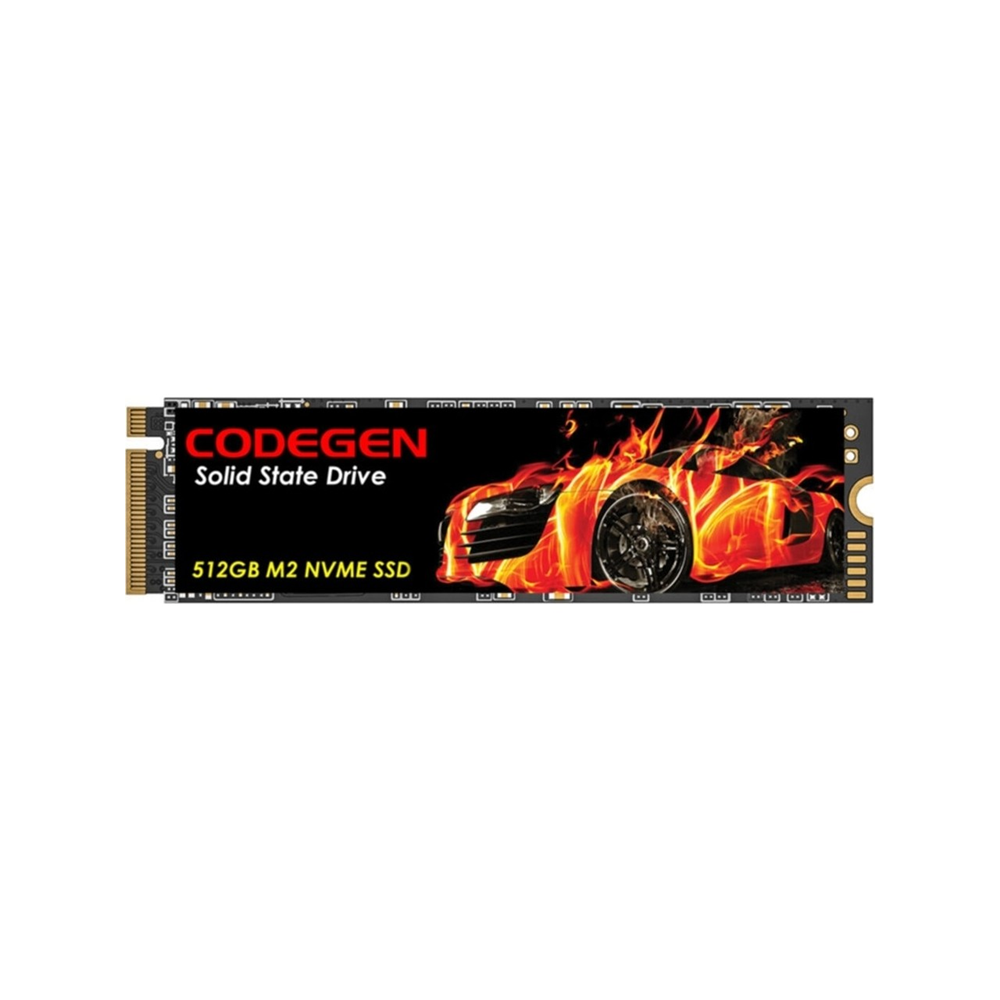CODEGEN 512GB CDG-512GB-NVME 2100- 1700MB/s M2 PCIe NVMe Gen3 Disk 