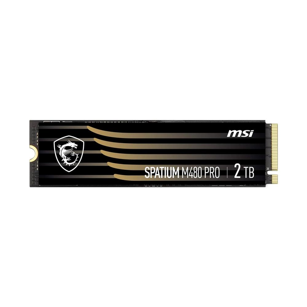 MSI 2TB SPATIUM M480 PRO 7400 7000MB/s M2 NVME GEN4 Disk Soğutuculu 