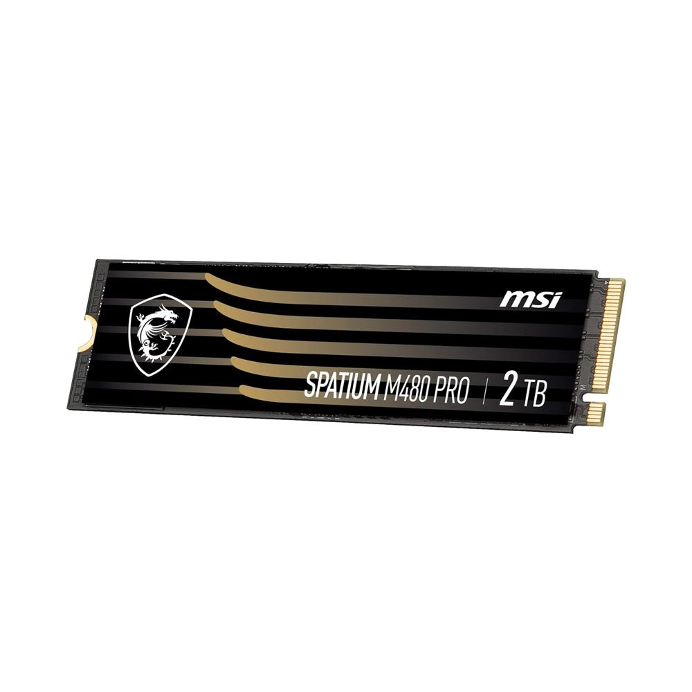 MSI 2TB SPATIUM M480 PRO 7400 7000MB/s M2 NVME GEN4 Disk Soğutuculu 