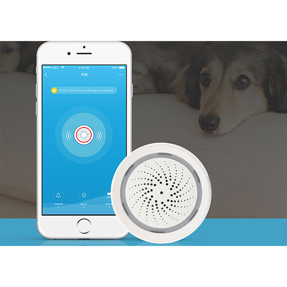 S-LINK Swapp SL-EG03 Isı ve Nem Göstergeli Kablosuz Siren 