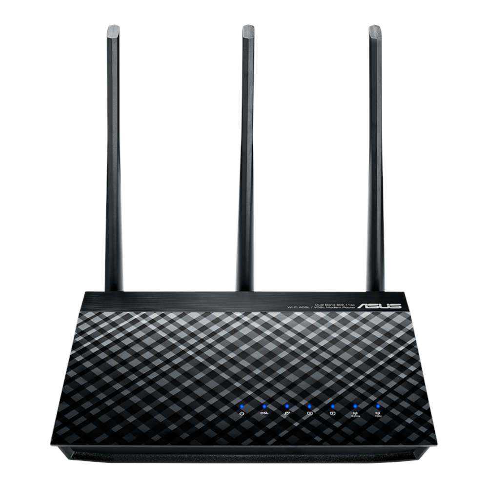 ASUS DSL-AC51 750mbps AC750 Dual Band VDSL Modem Router