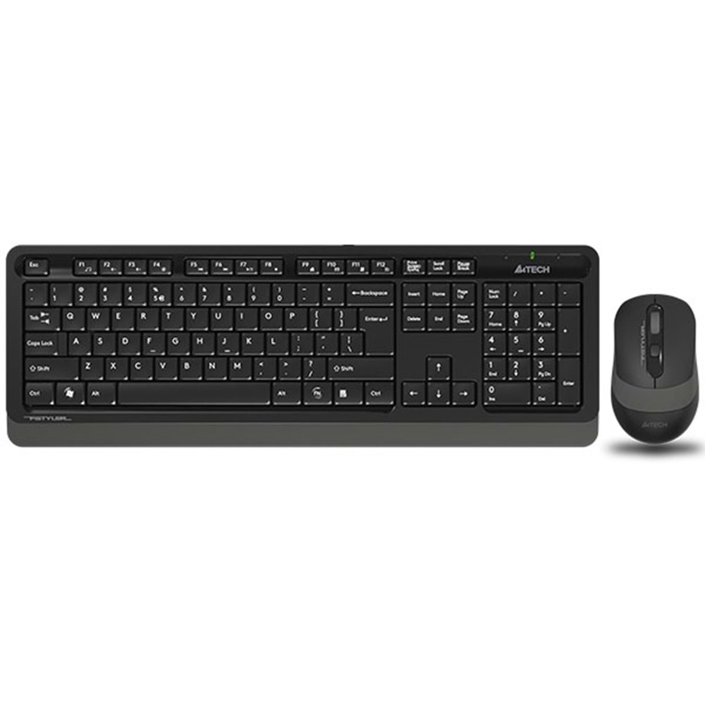 A4TECH FG1010 Kablosuz F Trk Siyah/Gri Klavye - Mouse Set