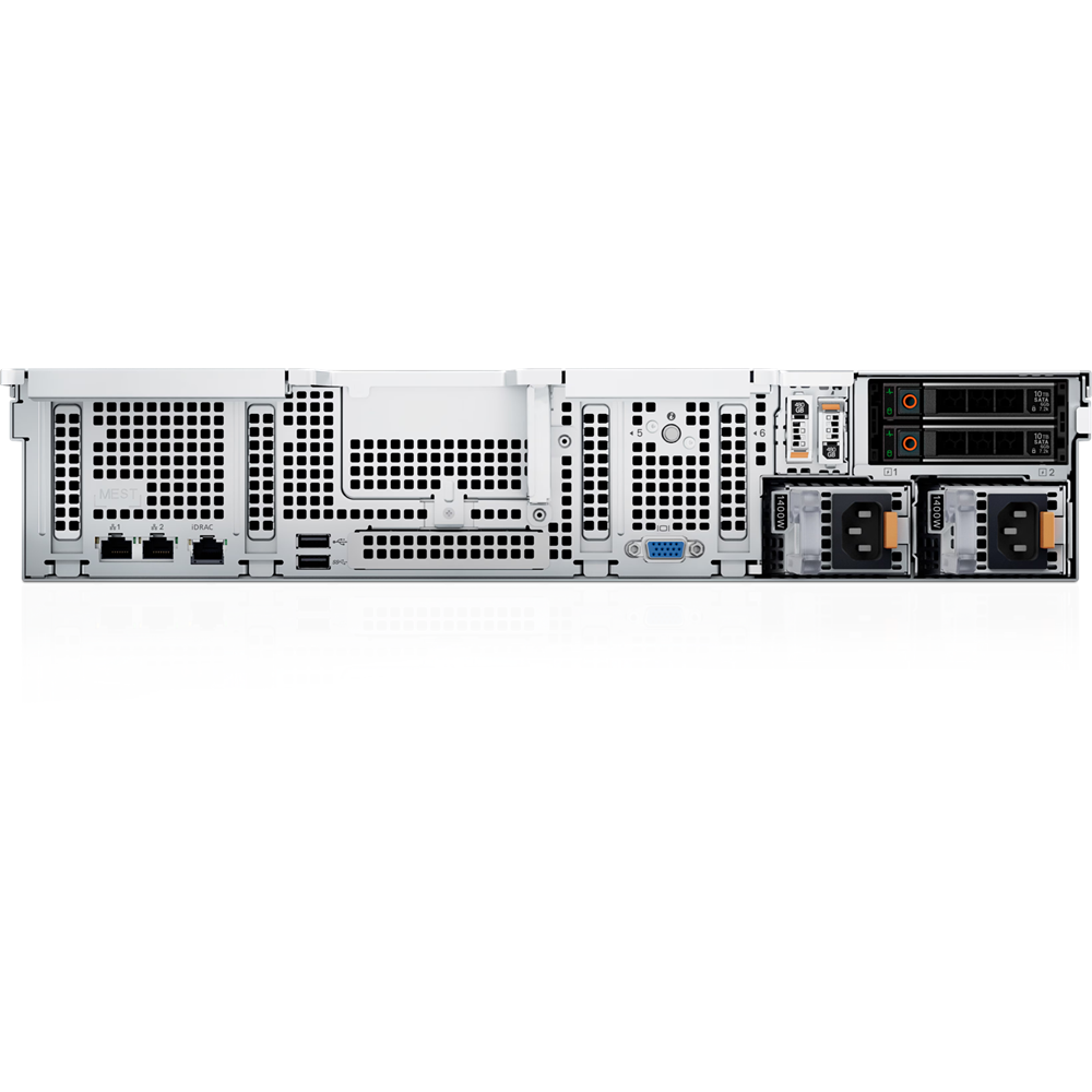 DELL POWEREDGE R760XS SPL2 SILVER 4510-32GB DDR5 RDIMM-480GB SSD-2x1100w Rack Sunucu 