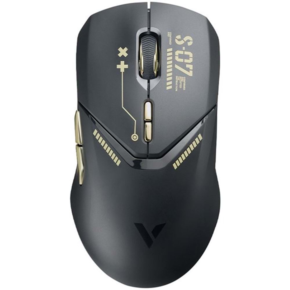 RAPOO VT9PRO 26000dpi Kablosuz Gaming Mouse Black Golden