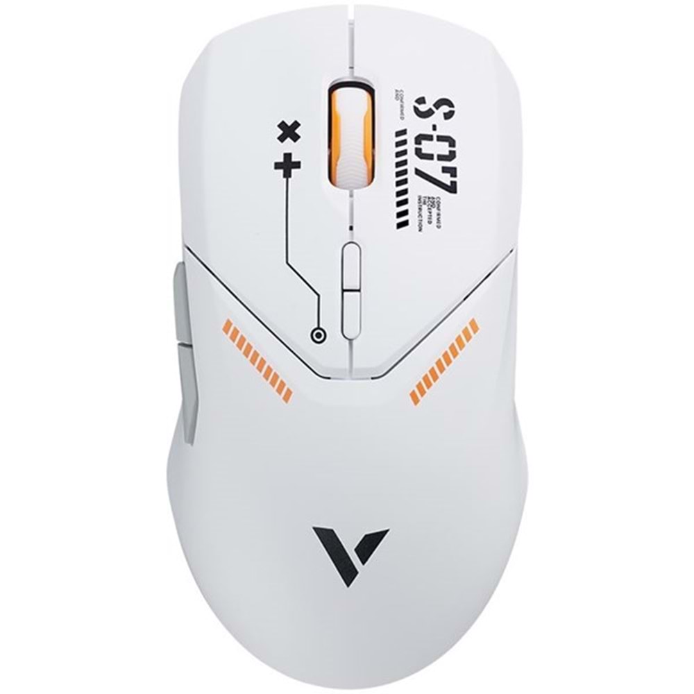 RAPOO VT9PRO 26000dpi Kablosuz Gaming Mouse White Orange