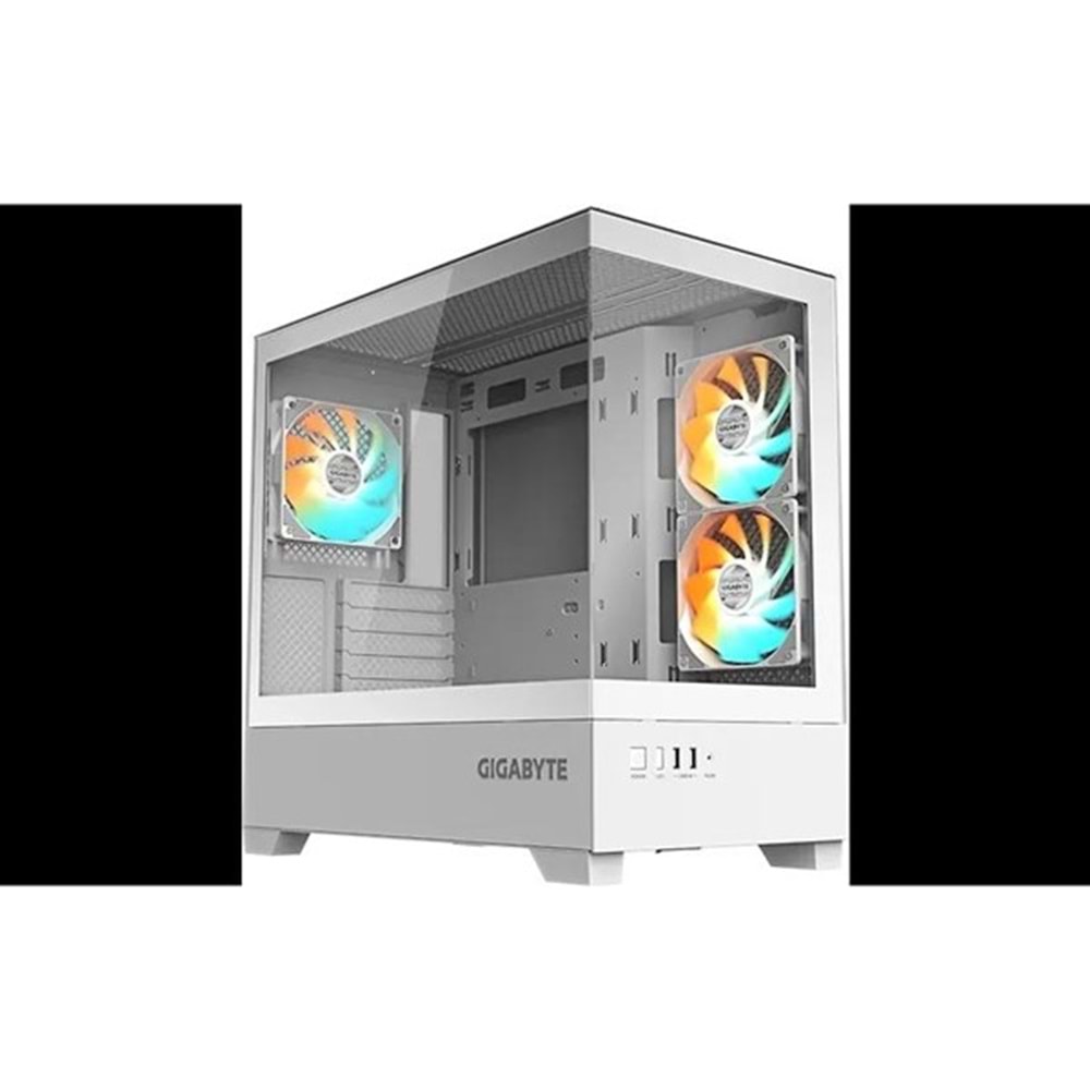 GIGABYTE GB-C201PI PANORAMIK GAMING MID-TOWER PC KASASI BEYAZ 360MM SIVI SOĞUTUCU DESTEĞİ