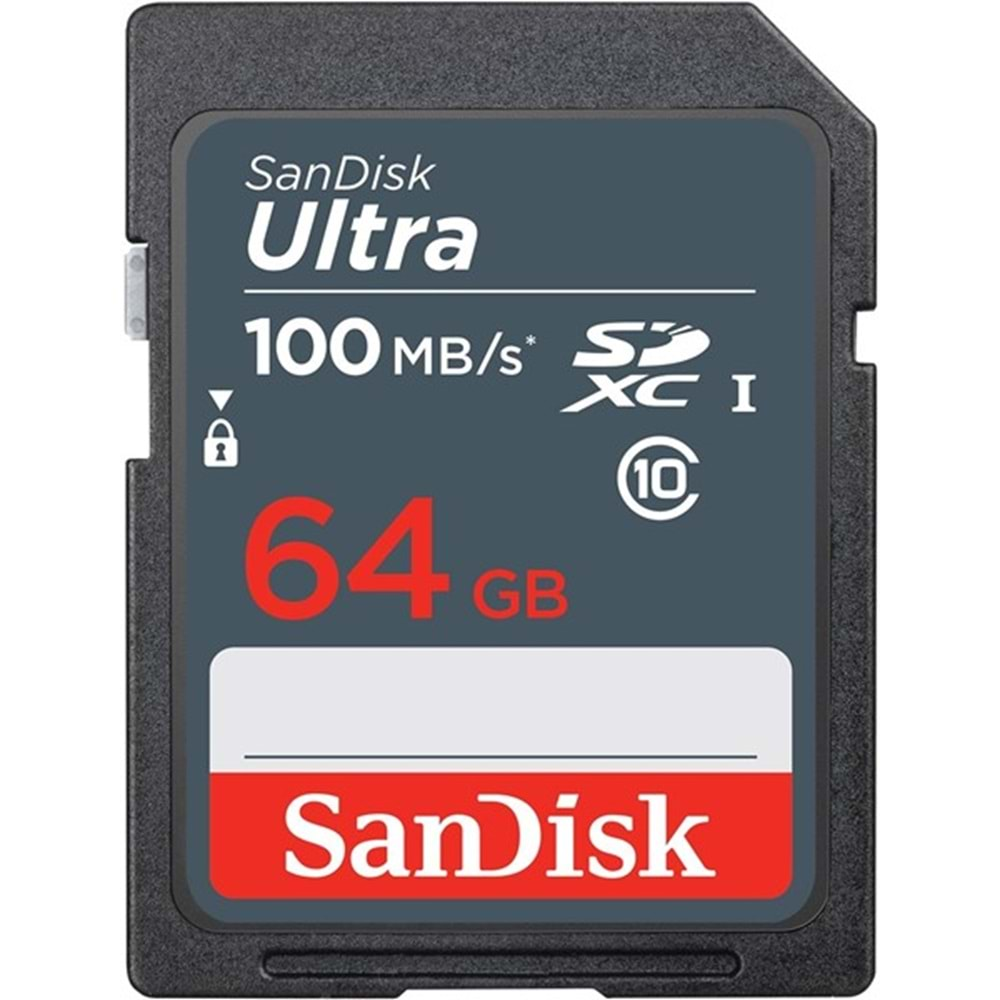 SANDISK 64GB ULTRA SDSDUNR-064G-GN3IN SDHC HAFIZA KARTI