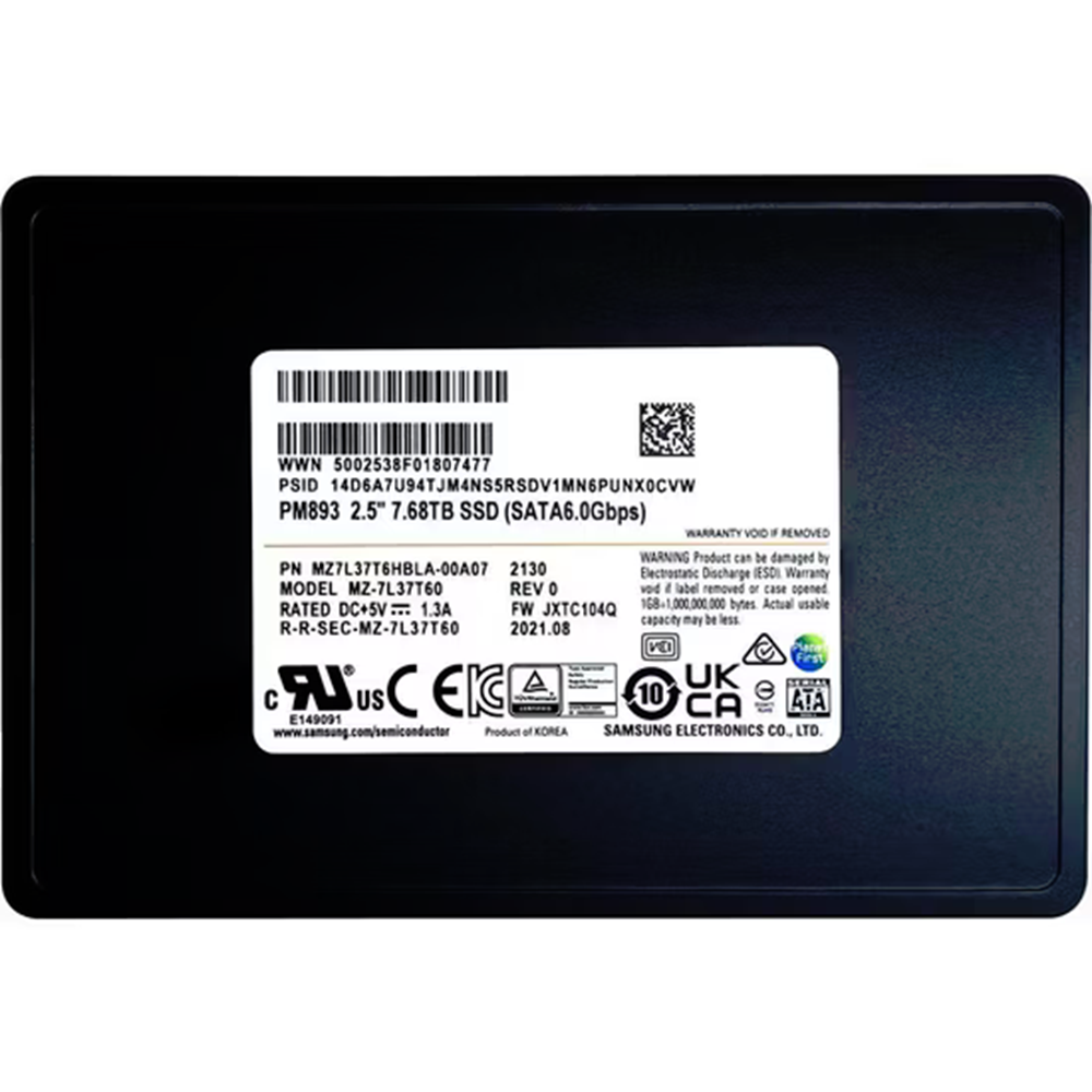 SAMSUNG 7.68TB 2.5