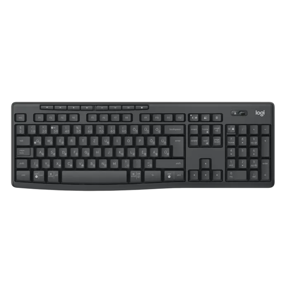 LOGITECH MK370 Kablosuz Q Trk Siyah Kurumsal Klavye - Mouse Set 920-012074