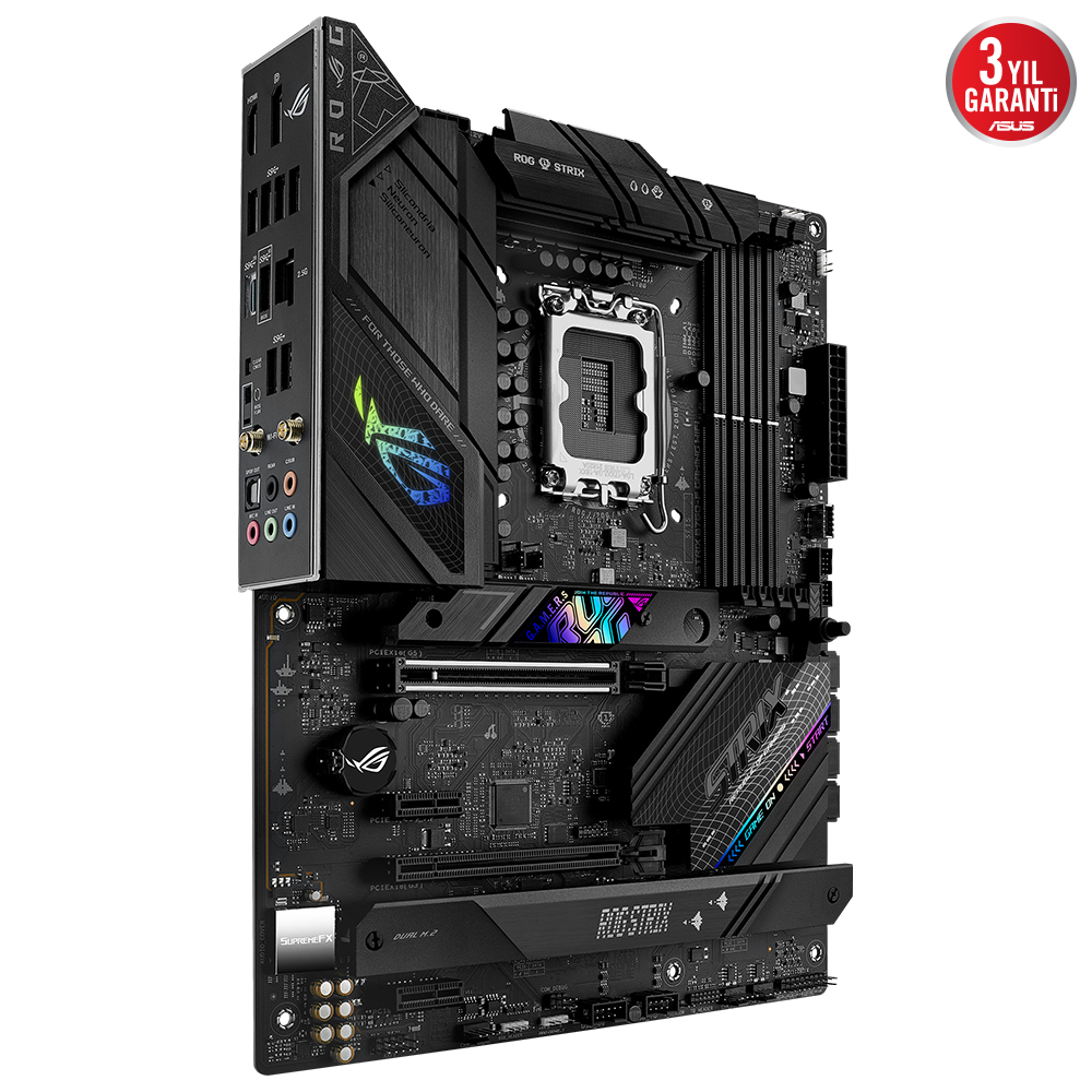 ASUS ROG STRIX B760-F GAMING WIFI DDR5 HDMI DP PCIe 16X v4.0 1700p ATX 