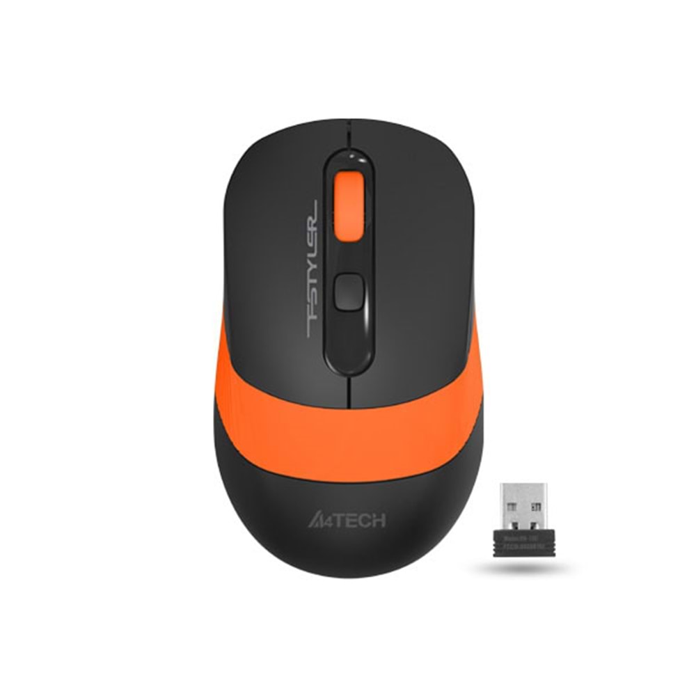 A4TECH FG10 Kablosuz 2000dpi Siyah/Turuncu Mouse