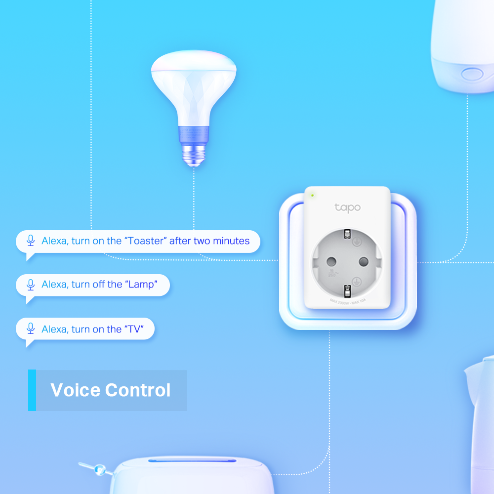 TP-LINK TAPO P100 Mını Wi-Fi Akıllı Priz 1-li paket