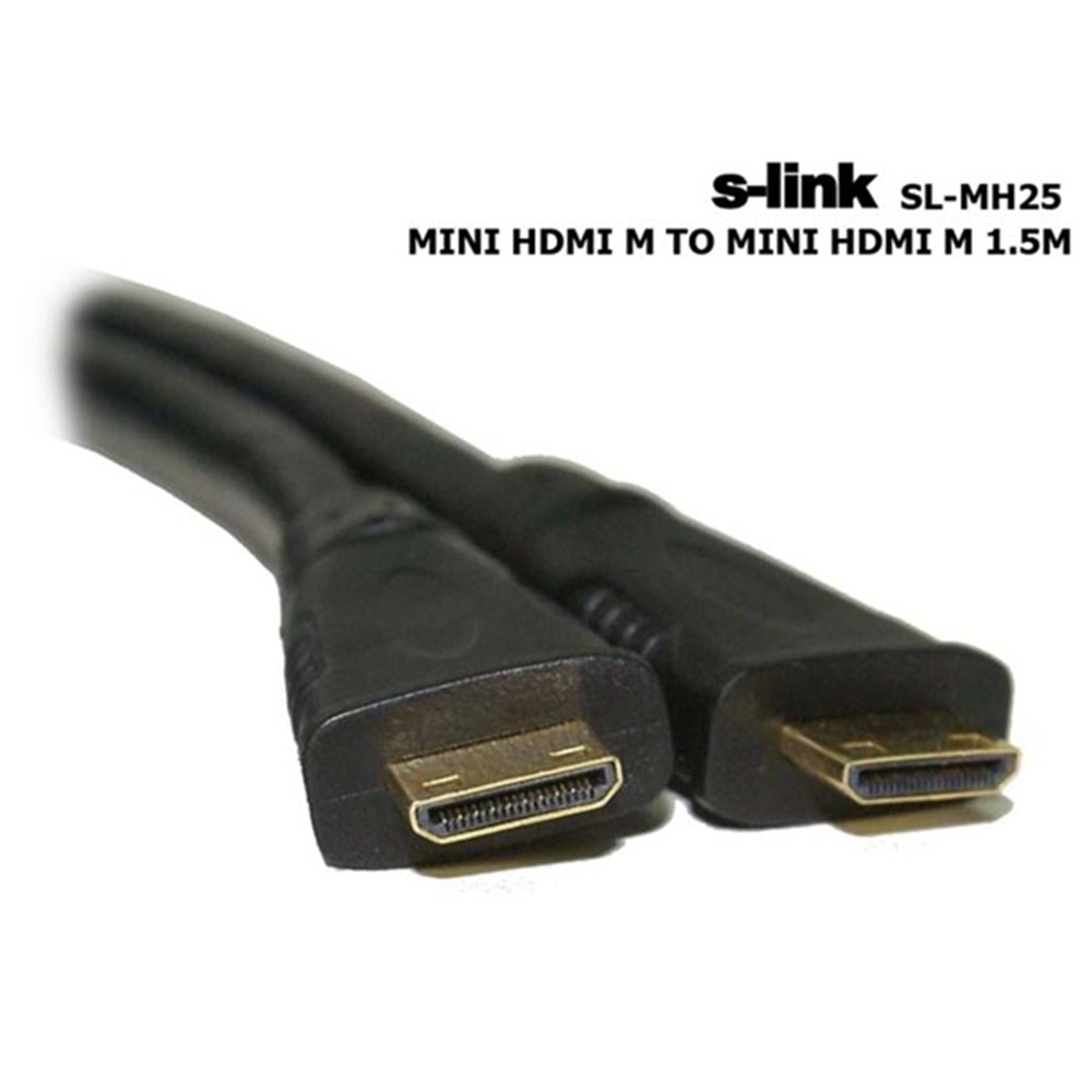 S-LINK 1.5metre SL-MH25 Mini HDMI Kablo